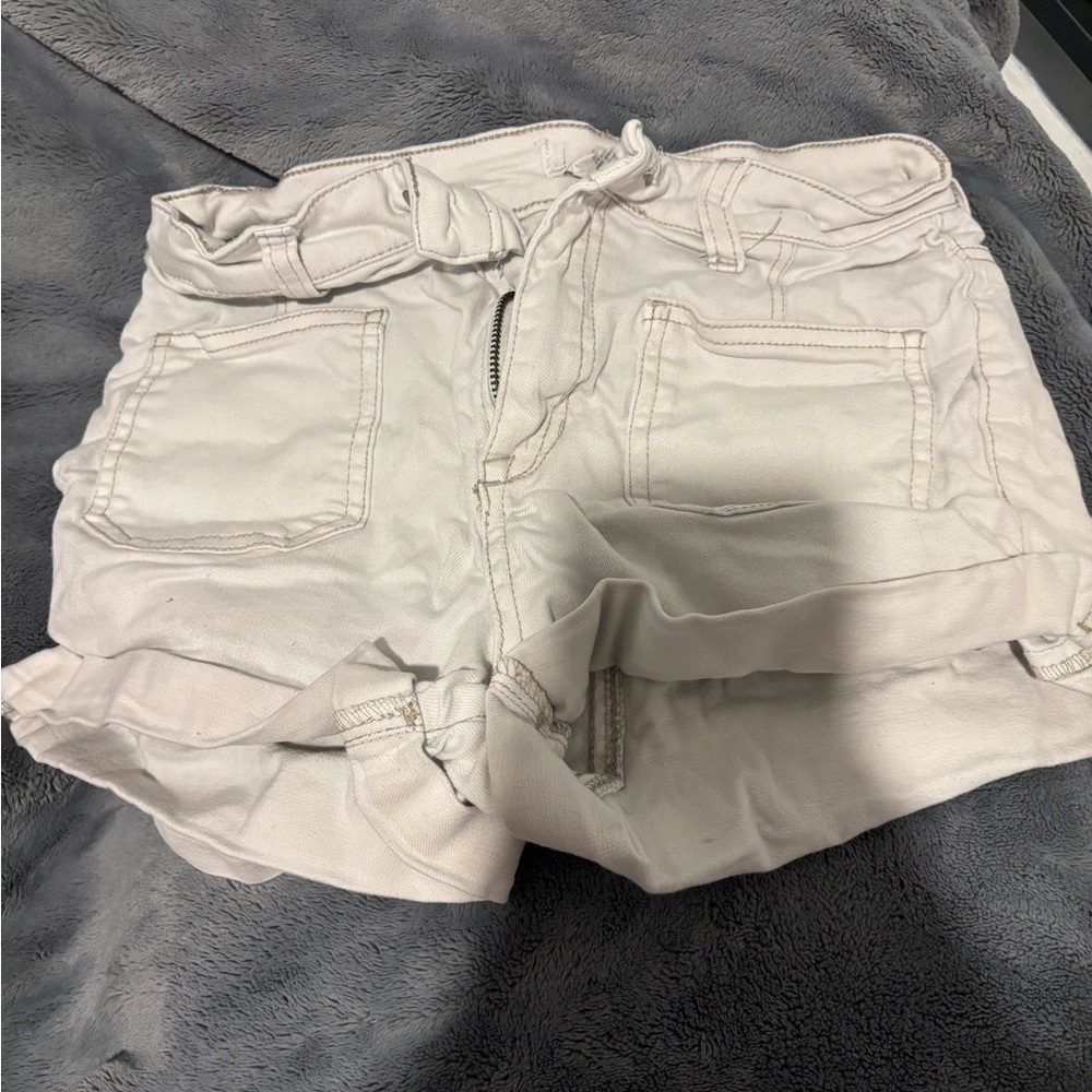 Women's Casual White Shorts